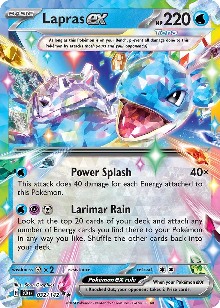 Lapras ex - Double Rare - Stellar Crown - 32