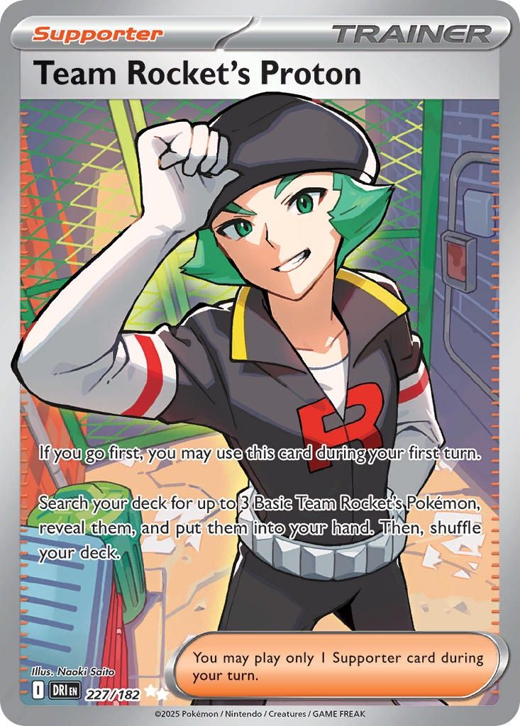 Pokemon - Destined Rivals - Ultra Rare - 227 - Team Rocket&#39;s Proton
