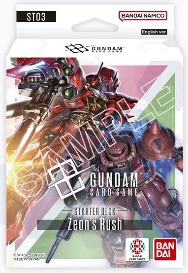 Gundam TCG Starter Deck Zeon&#39;s Rush ST03