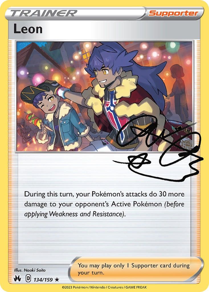 Leon - Holo Rare - Crown Zenith - 134