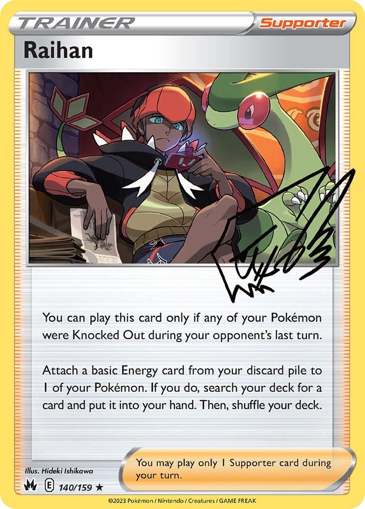 Raihan - Holo Rare - Crown Zenith - 140