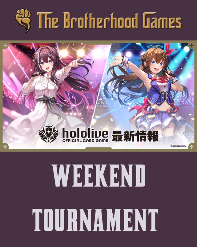 HoloLive Official Card Game Tournament - Sunday 10th AUGUST