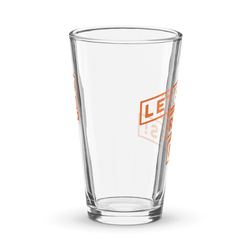 Let's Ride Bikes Pint Glass