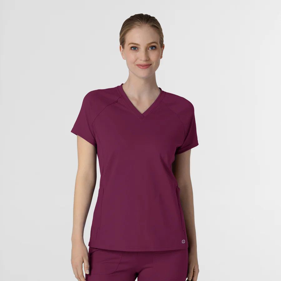 Wonder Wink Renew V Neck Top 6259