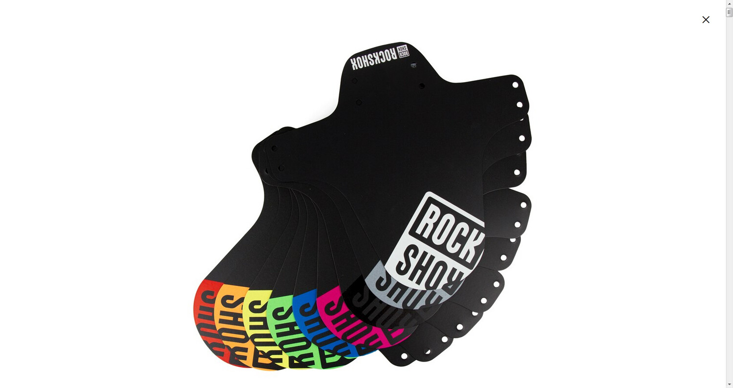ROCKSHOX MTB FRONT FENDER BLACK-NEON.YELLOW