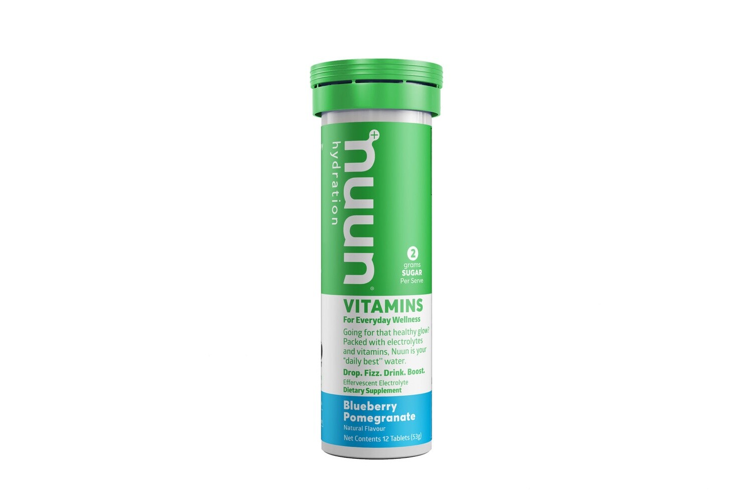 Nuun, Vitamins, Tablets, 8 Tubes, Blueberry Pmegranate single