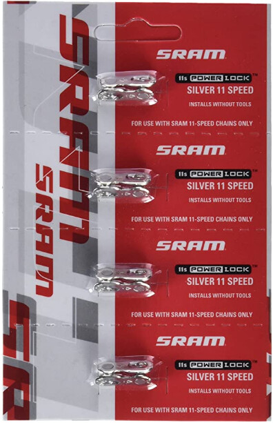 SRAM POWERLOCK SILVR 11S  single