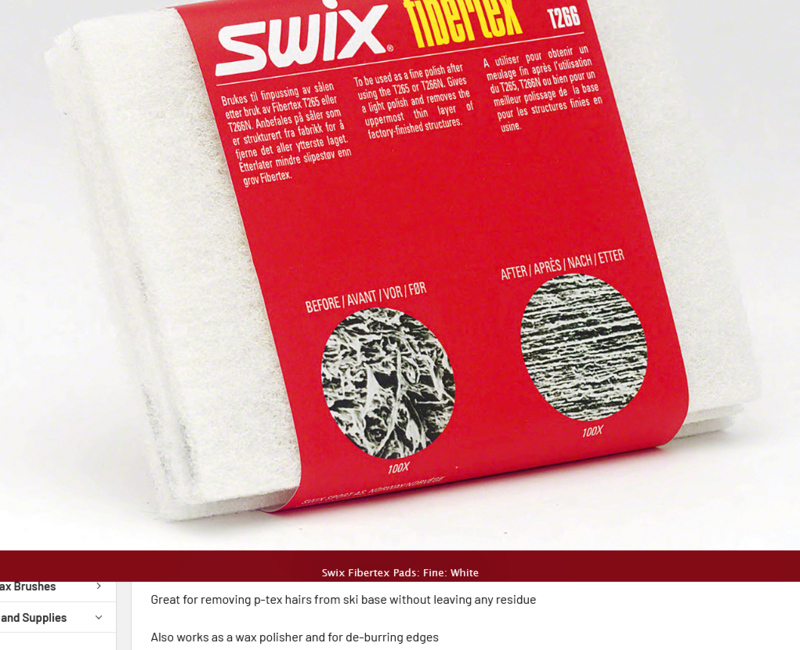 Fibertex X-fine, White (3 pads, 110mm x 150mm)