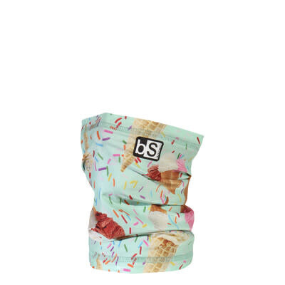 Black Strap Kids Tube  junior Dual Layer Facemask