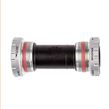 Shimano, Deore SM-BB52, Hollowtech II bottom bracket, BSA, 68/E/73mm, 24mm, Steel, Silver, ESMBB52B