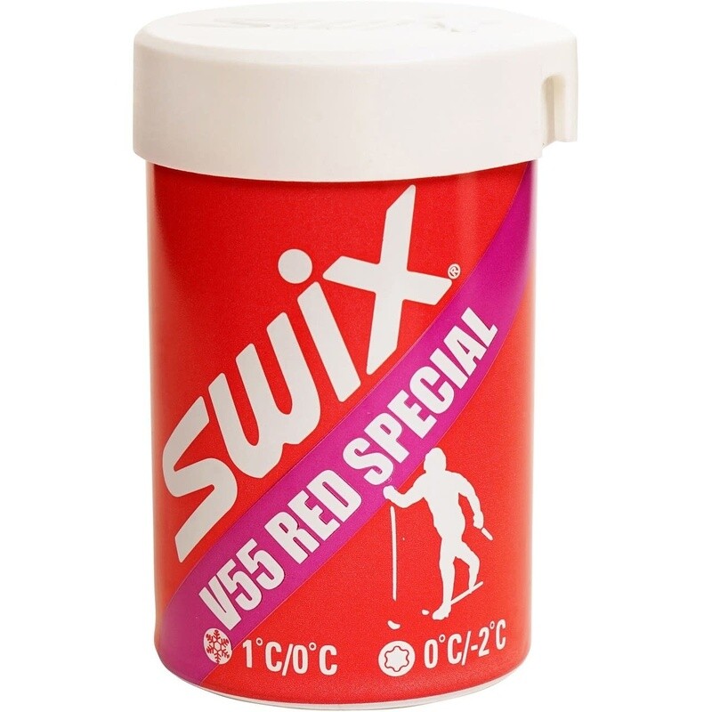 SWIX V55 Red Special Hardwax 0/+1C, 43g