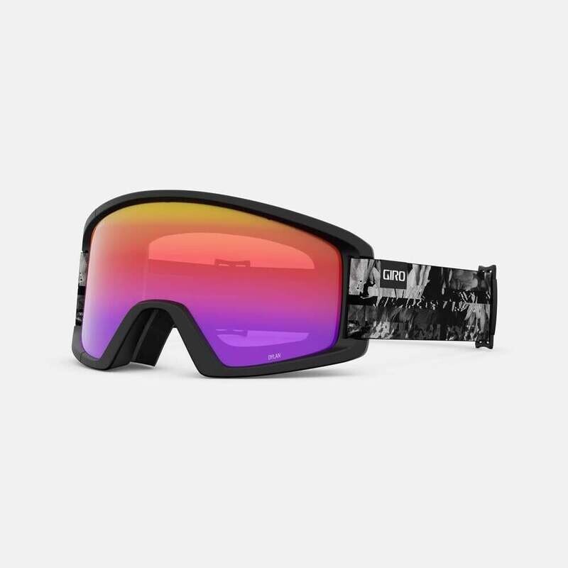 Giro Dylan Black &amp; White Flower Data Mosh Rose Spectrum/Yellow