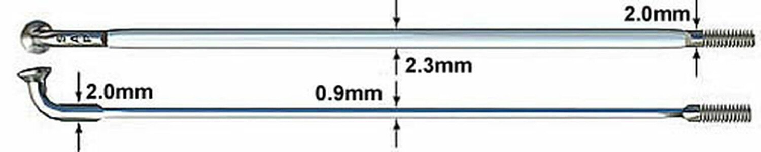 Sapim CX-Ray Black Single 278mm