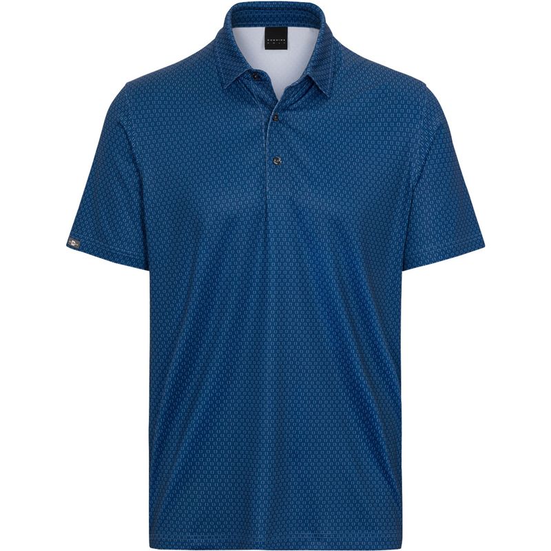 Monogram Print Polo