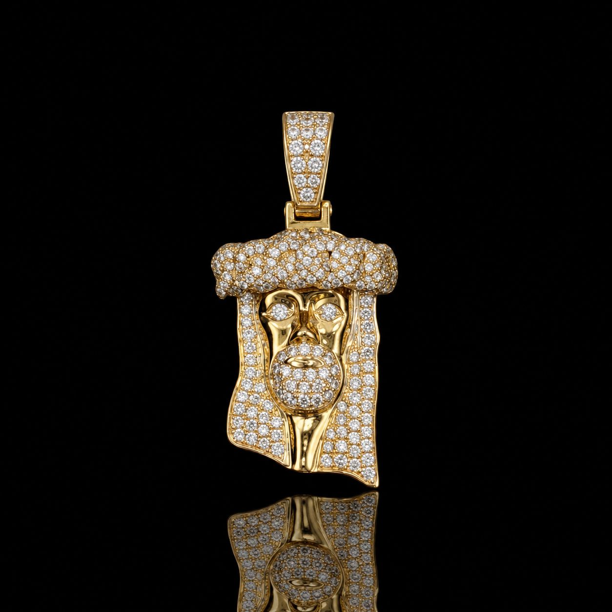 14k Yellow Gold 14.2g 2.07ct Jesus