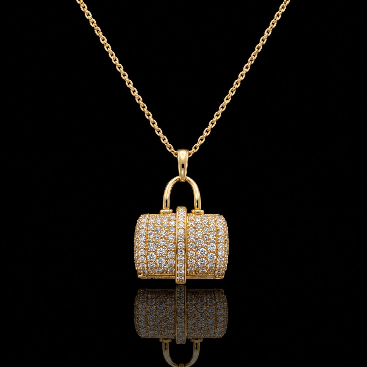 14k Yellow Gold 7.4g 1.63ct Purse