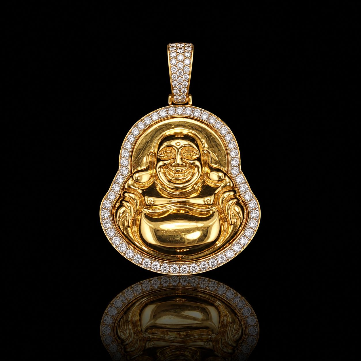 10k Yellow Gold 16.1g 1.35ct Buddha