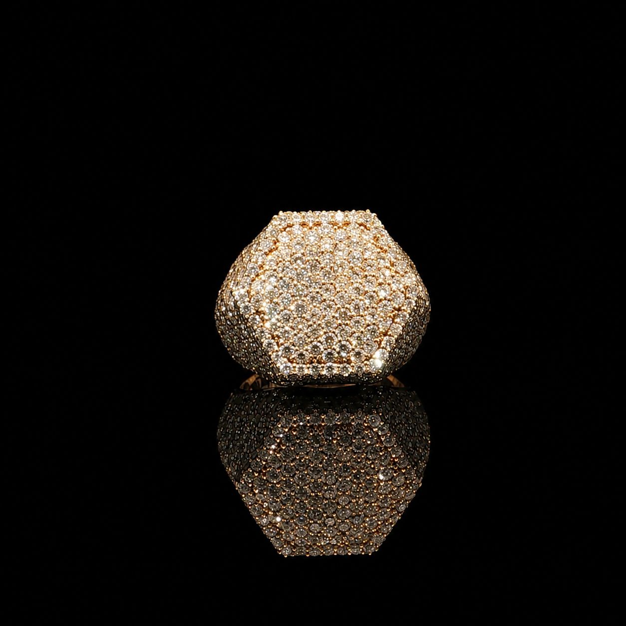 10k Yellow Gold 17.5g 6.53ct Hexagon