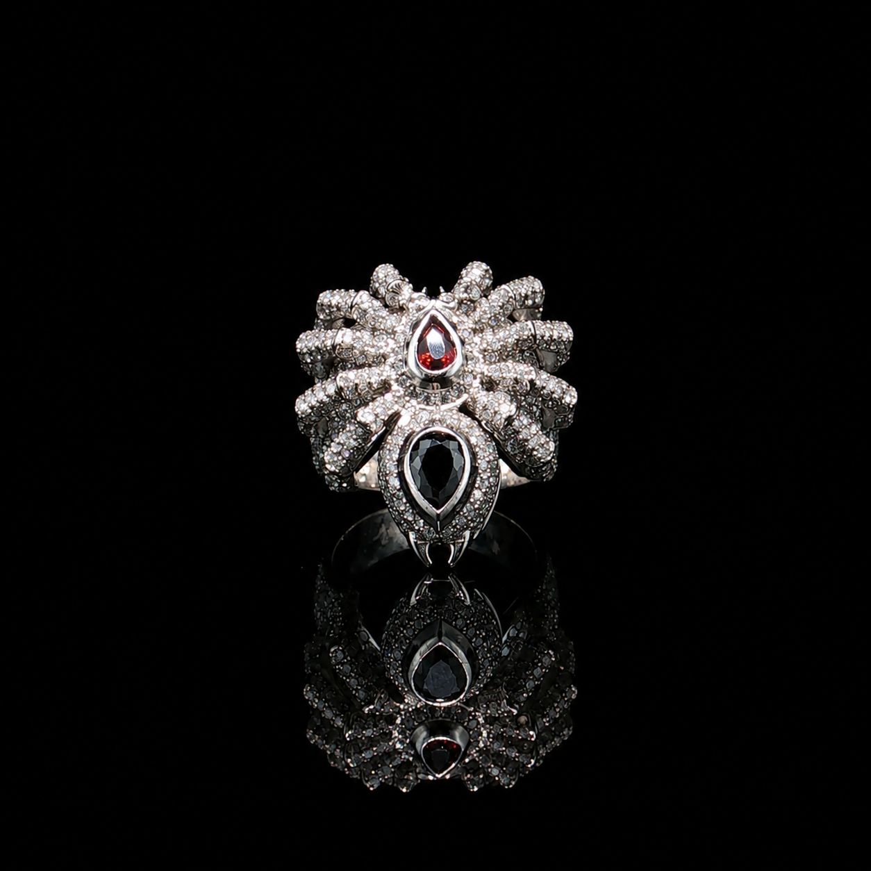 14k White Gold 21g 5.00ct Spider