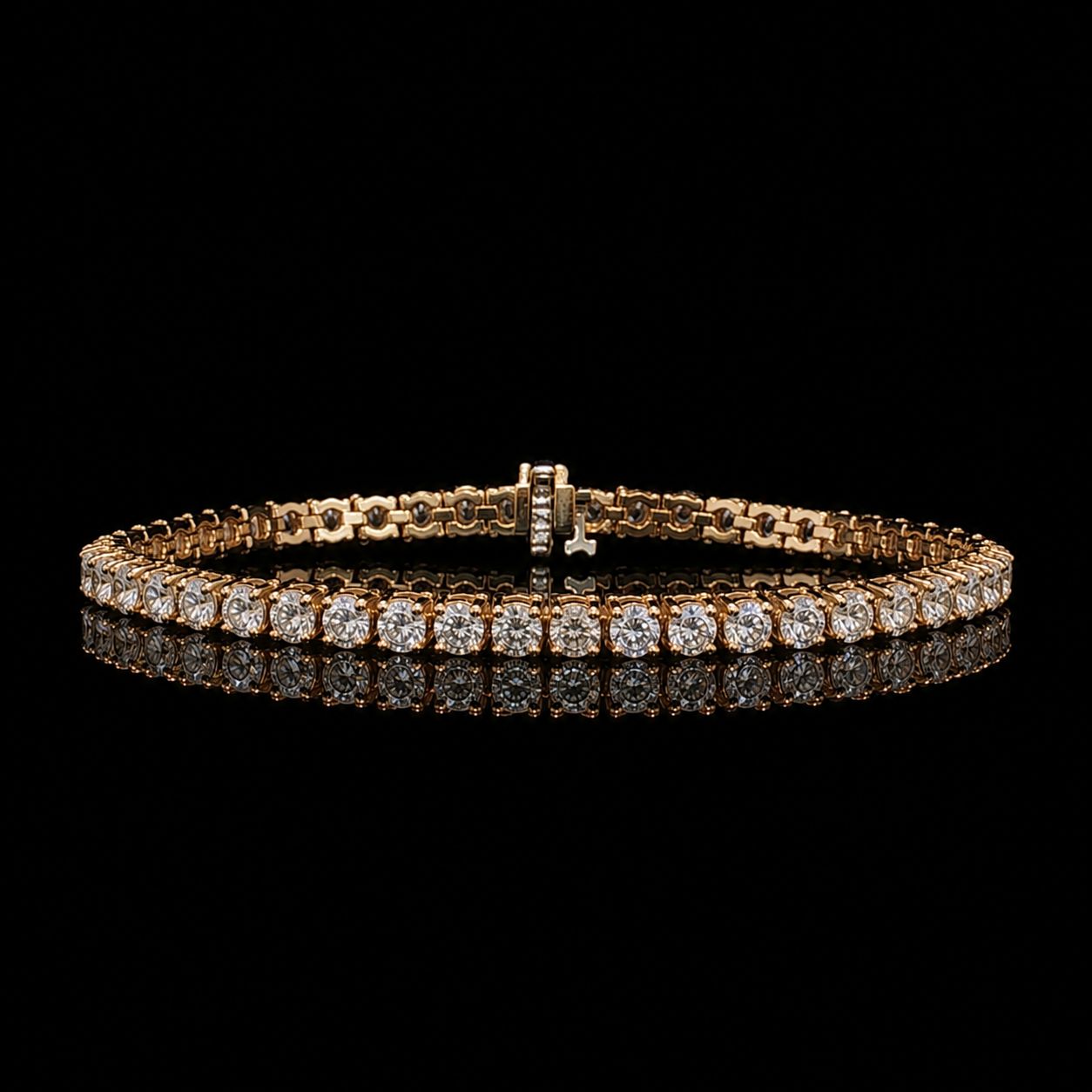 14k Yellow Gold 15.6g 8.1ct Tennis
