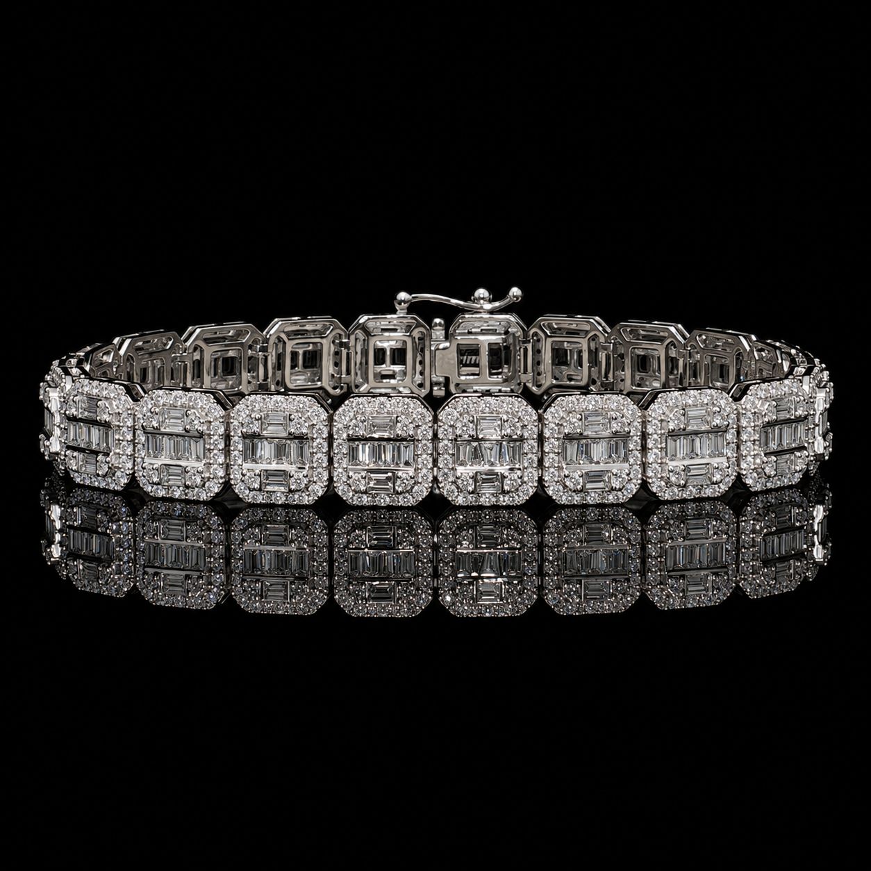 10k White Gold 33.0g 7.85ct Diamond Tennis