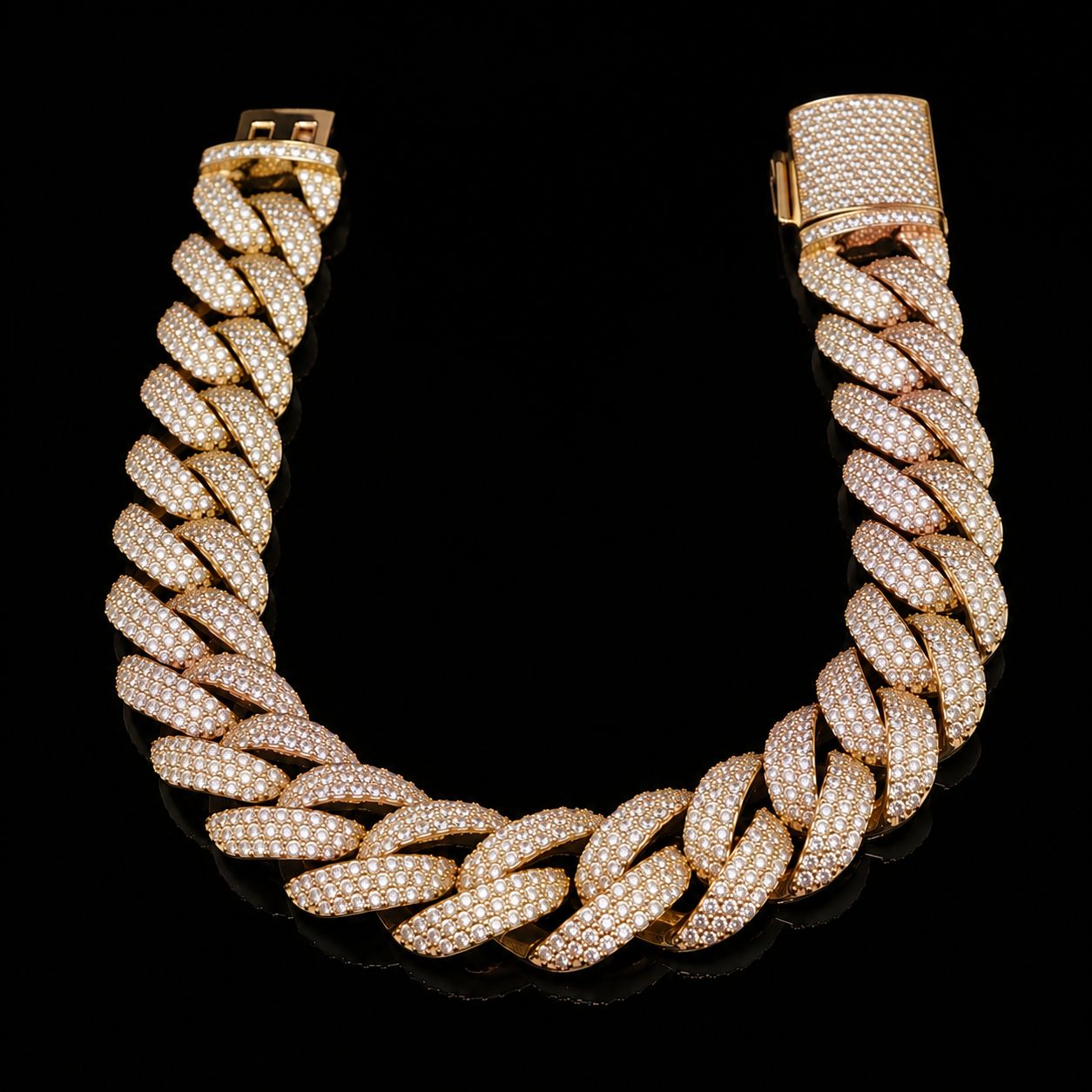 10k Yellow Gold 99.3g 11.54ct Cuban