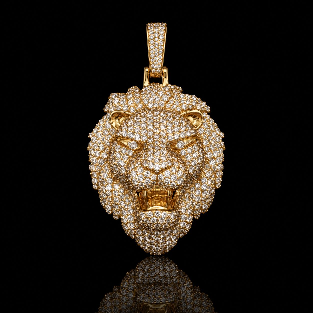 14k Yellow Gold 24.0g 7.5ct Lion