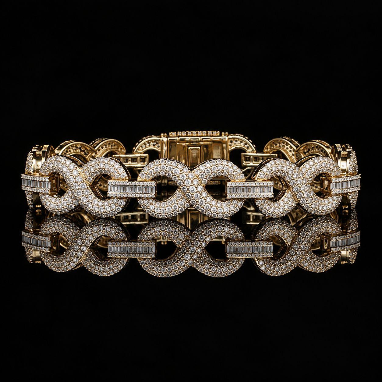 10k Yellow Gold 33.0g 7.81ct Infinity