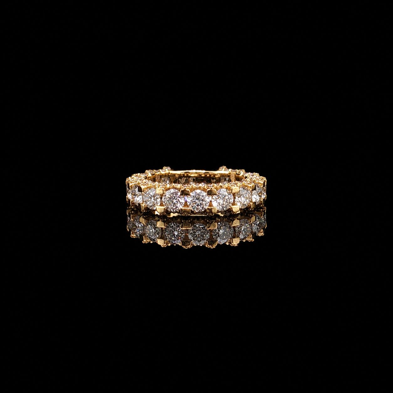 14k Yellow Gold 6.4g 3.52ct Band