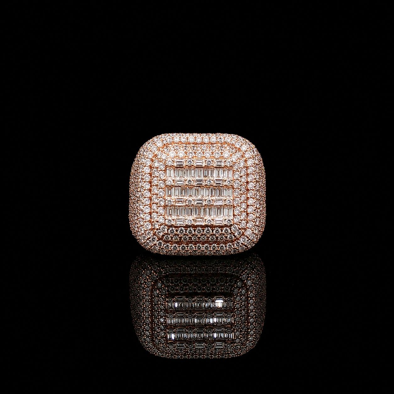 14k Rose Gold 18.3g 5.61ct Signet