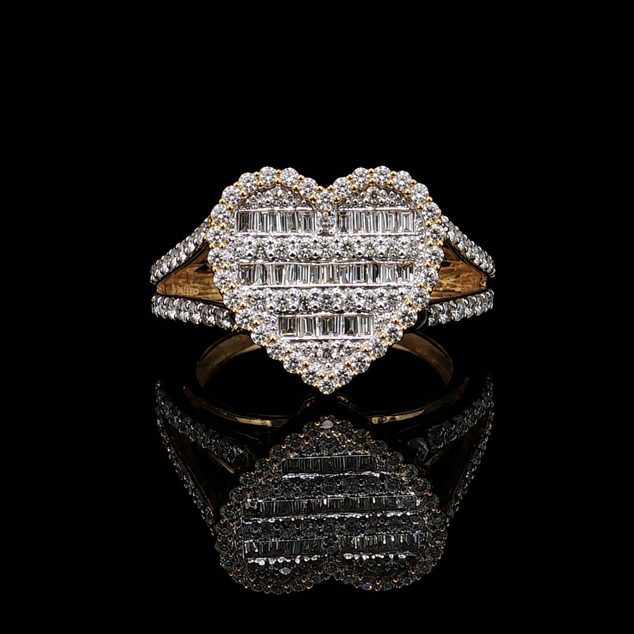 10k Yellow Gold 4.9g 0.99ct Heart