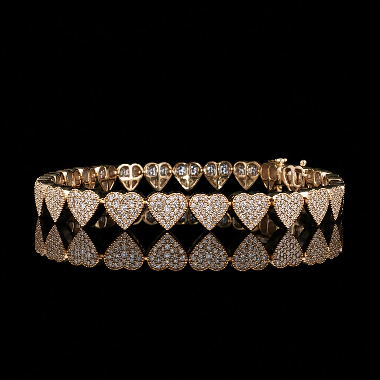 10k Yellow Gold 17.1g 1.54ct Heart