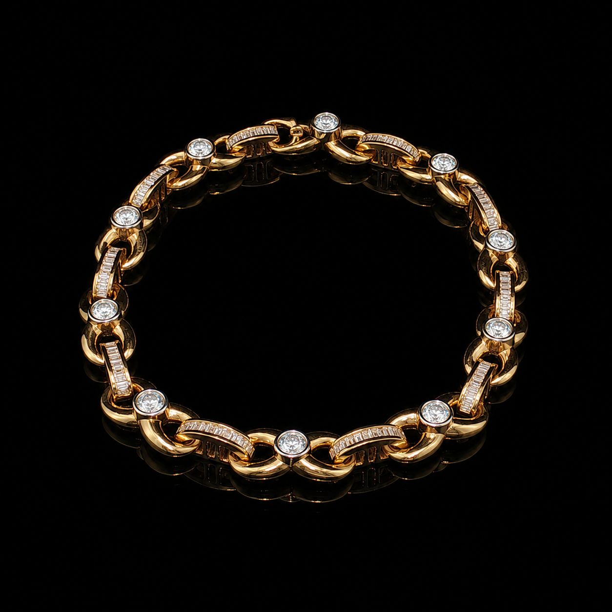 10k Yellow Gold 27.7g 3.36ct Infinity