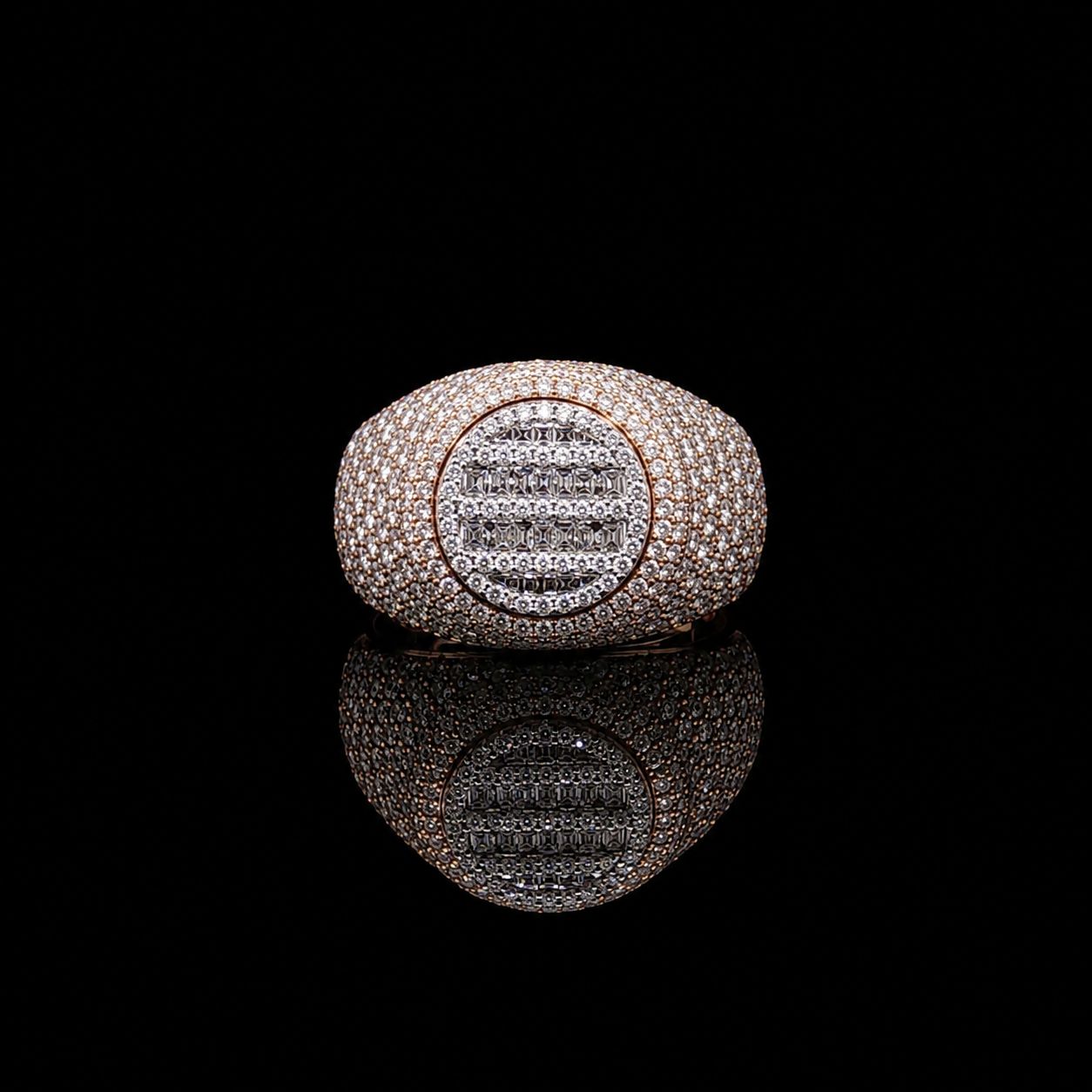 14k Rose Gold 11g 3.00ct Signet