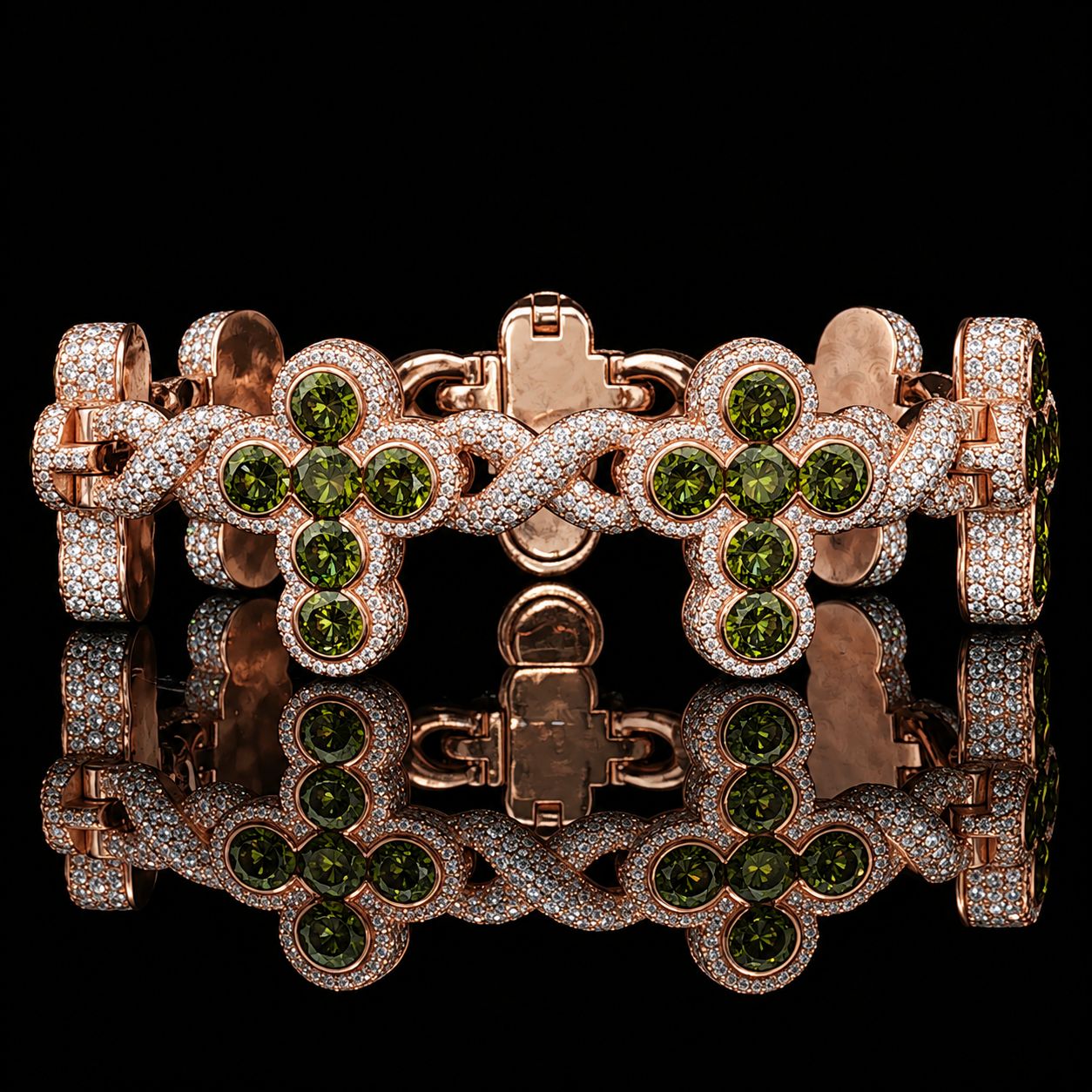 10k Rose Gold 75.9g 16.66ct Cross