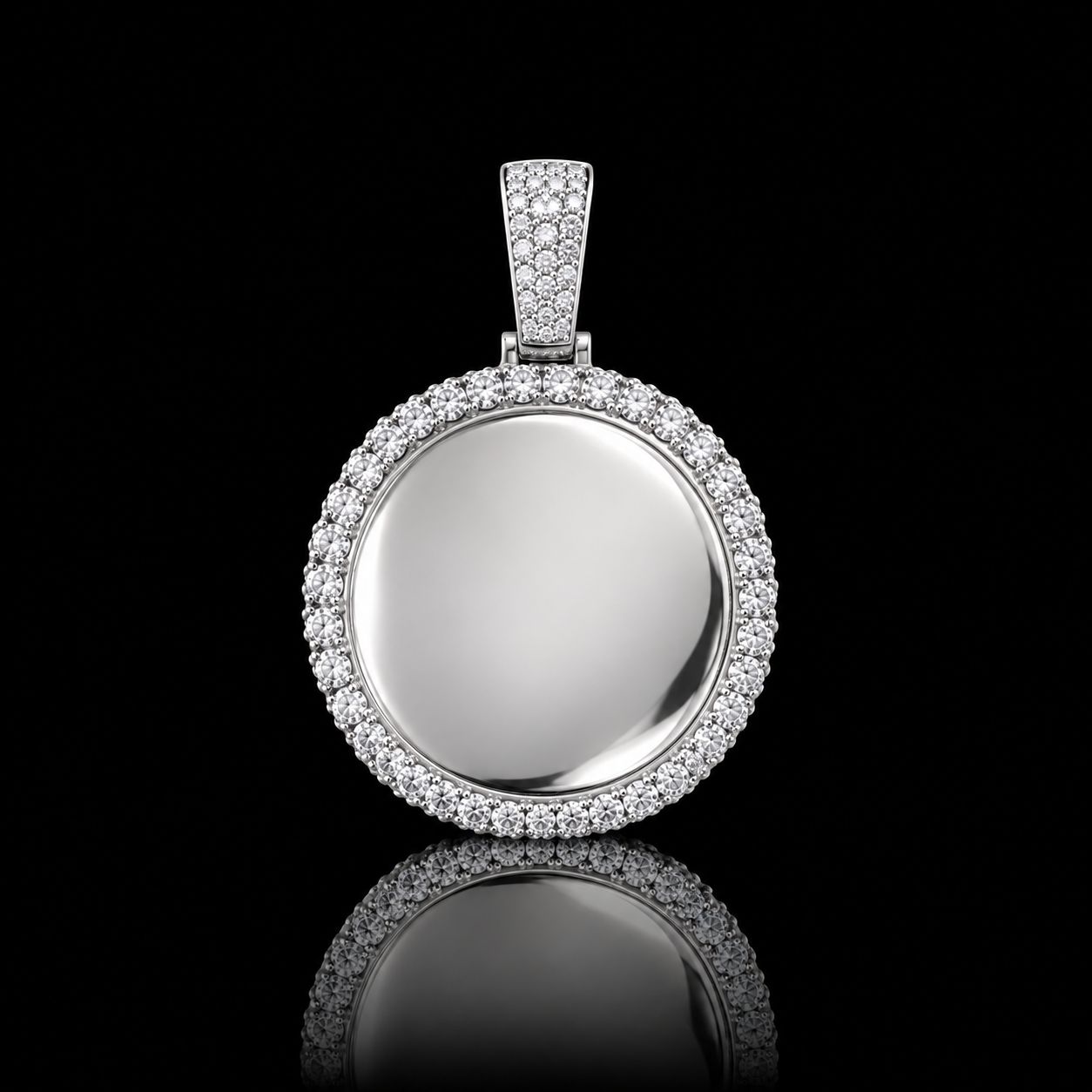 10k White Gold 15.6g 2.85ct Memorial