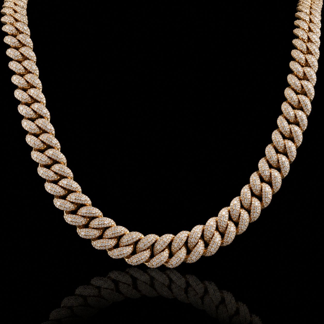 10k Yellow Gold 73.2g 10.08ct 8mm Cuban