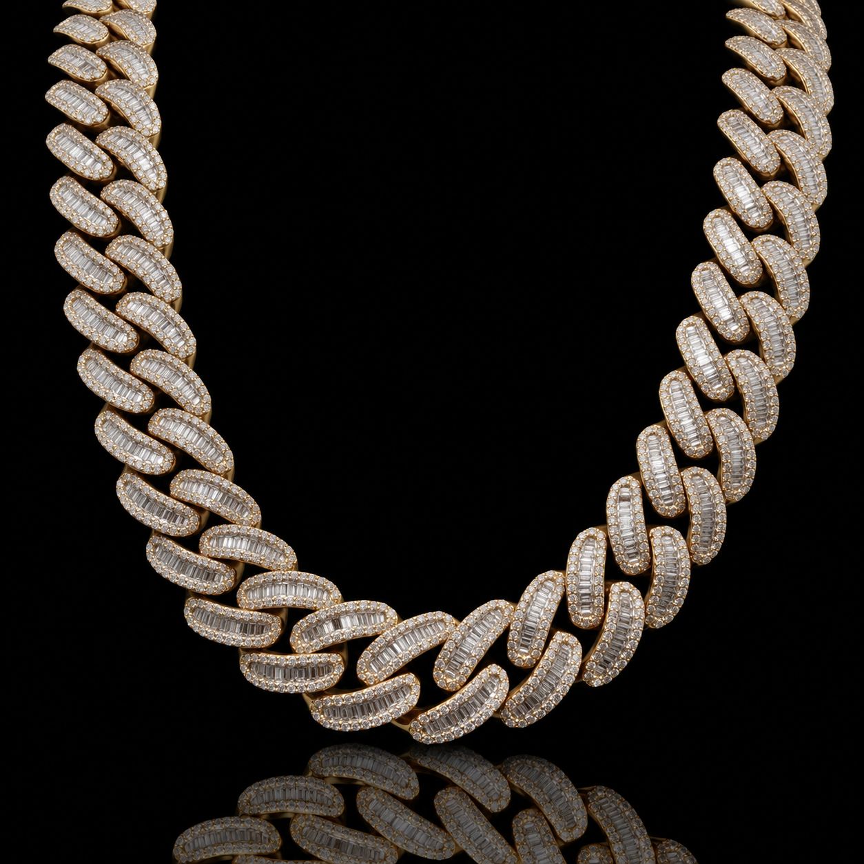 10k Yellow Gold 151.5g 18.86ct 12mm Cuban