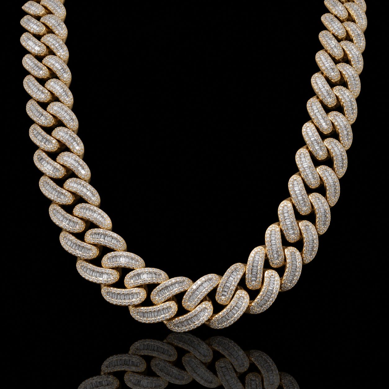 10k Yellow Gold 233.4g 20.96ct 14mm Cuban