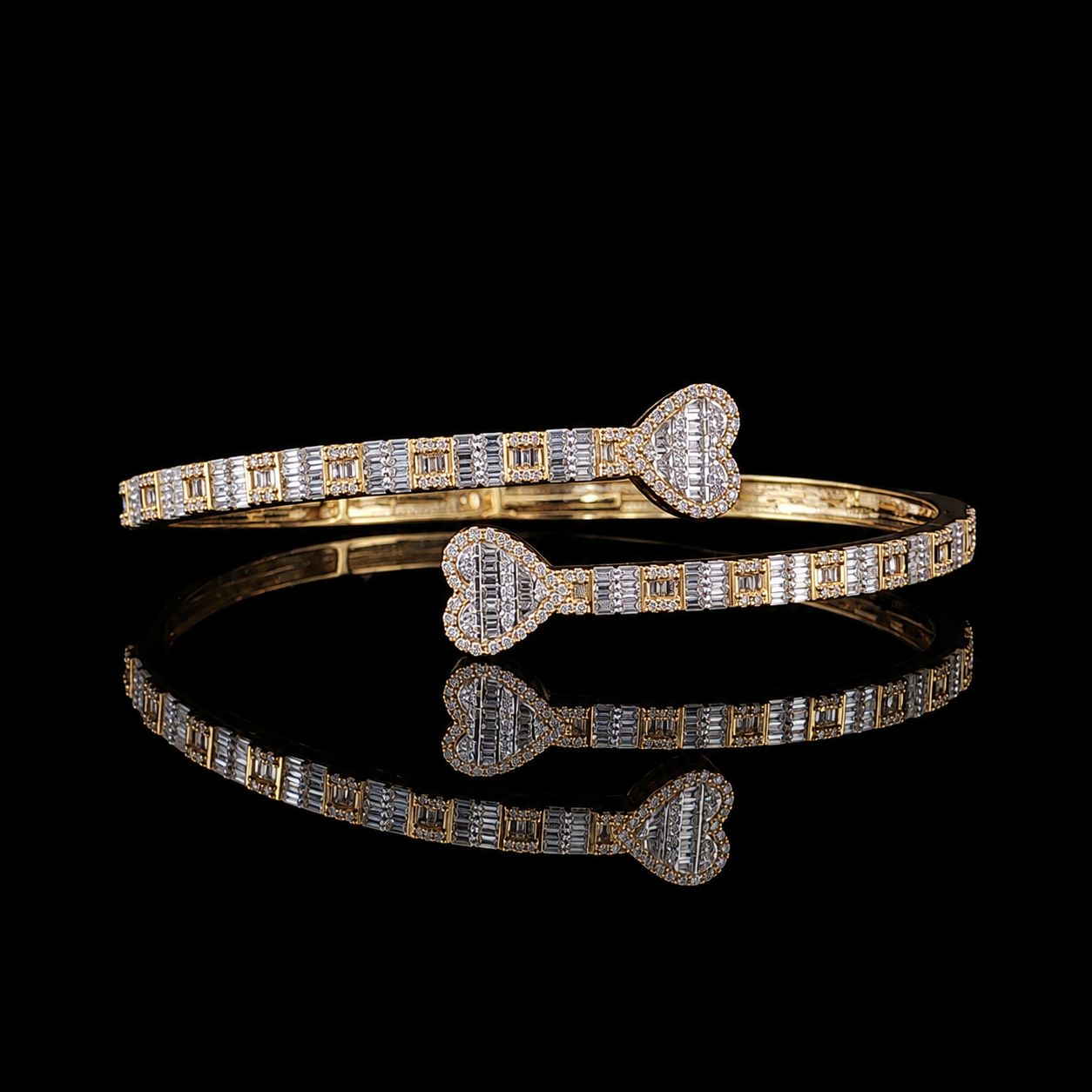 10k Yellow Gold 11.4g 1.41ct Heart