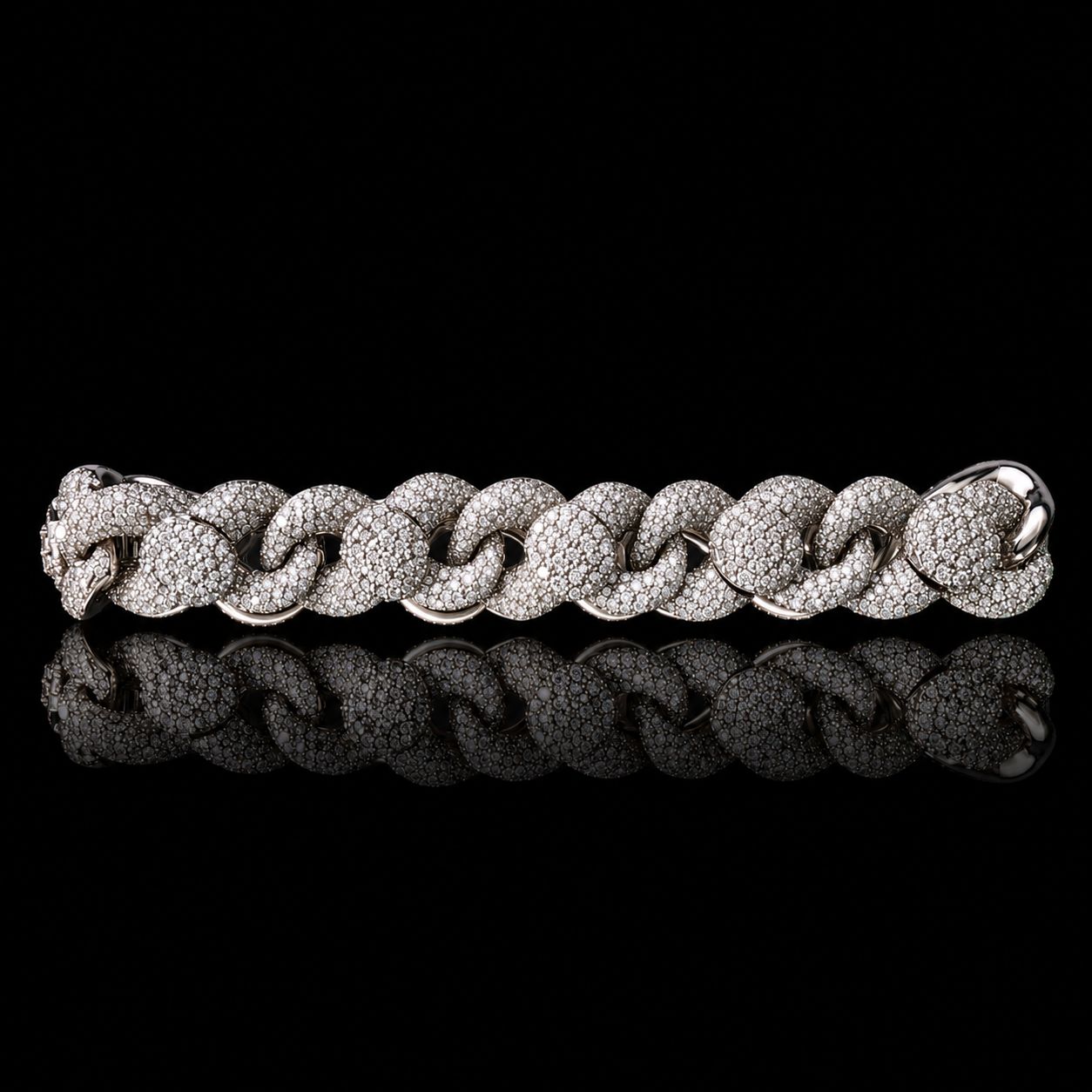 10k White Gold 74.5g 19.34ct Infinity Link