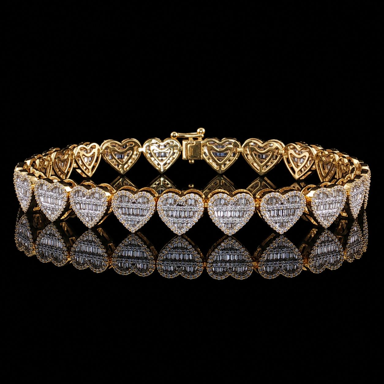 10k Yellow Gold 14.2g 2.48ct Heart