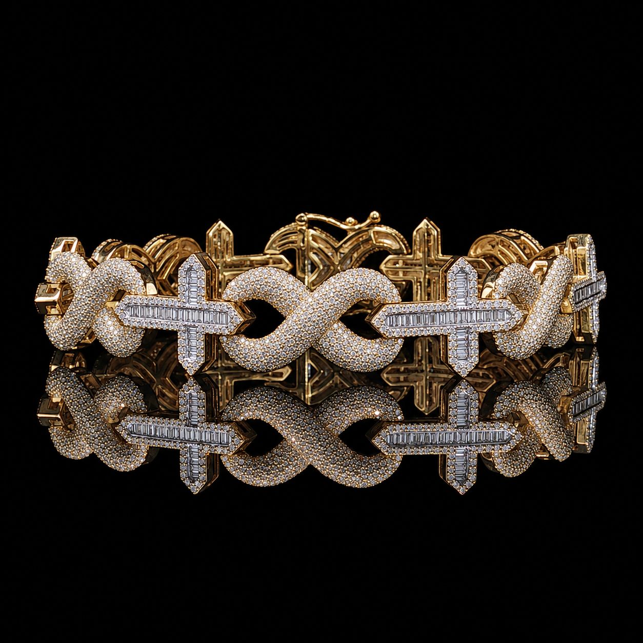 10k Yellow Gold 31.1g 7.82ct Infinity