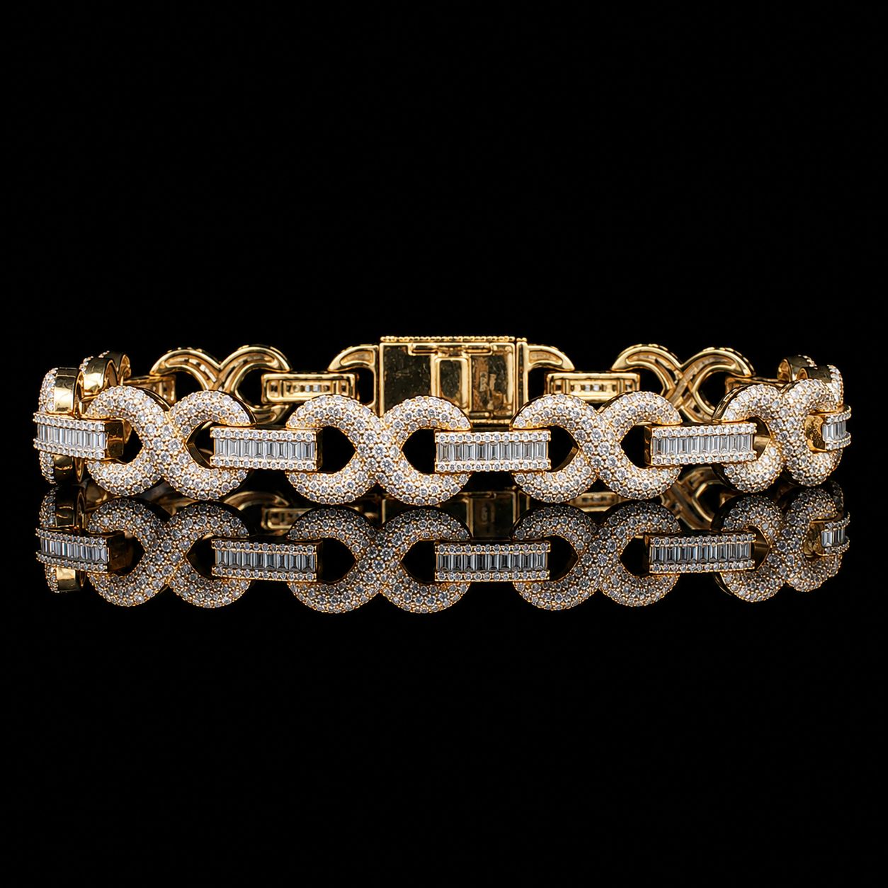 10k Yellow Gold 32.7g 6.13ct Infinity