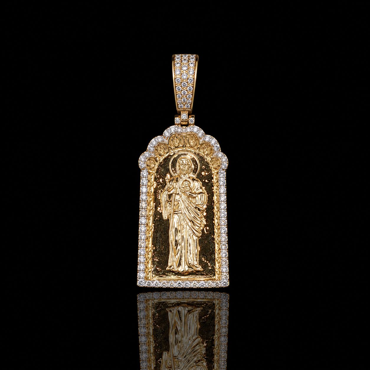 10k Yellow Gold 8.6g 0.79ct Jesus