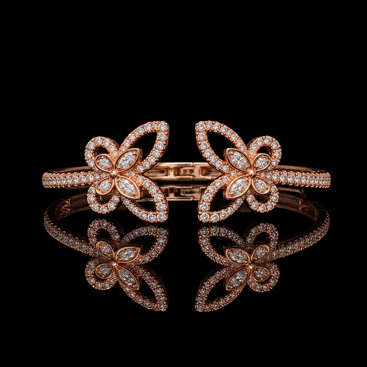 14k Rose Gold 20.3g 1.99ct Butterfly