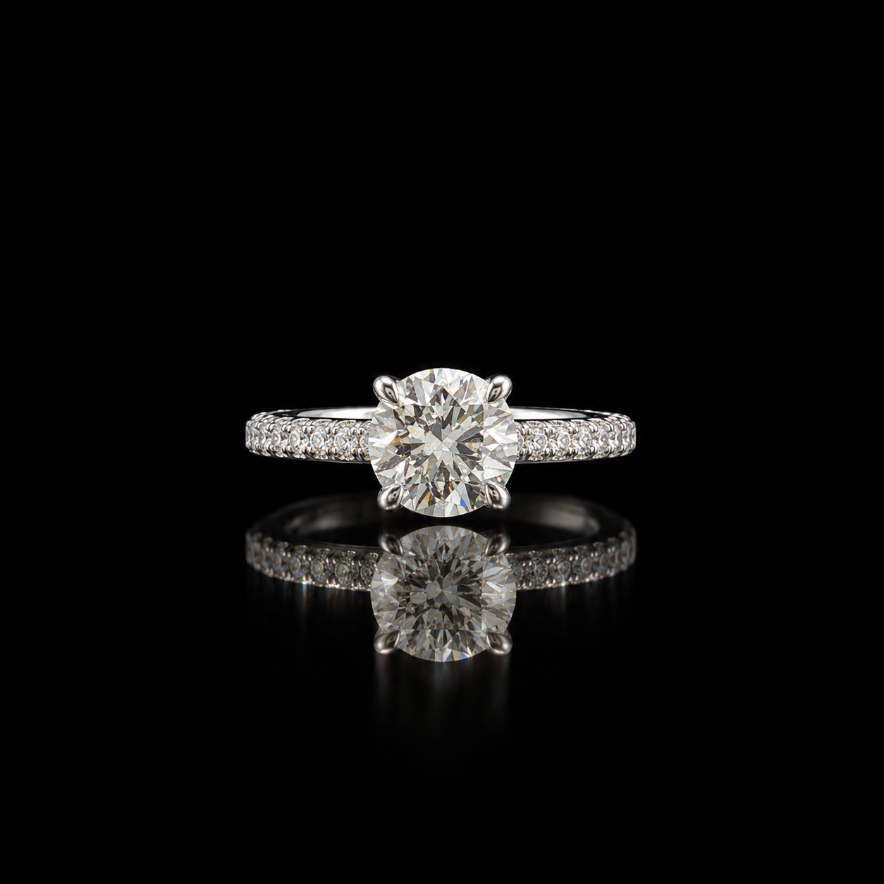 14k White Gold 3.6g 4.81ct Diamond