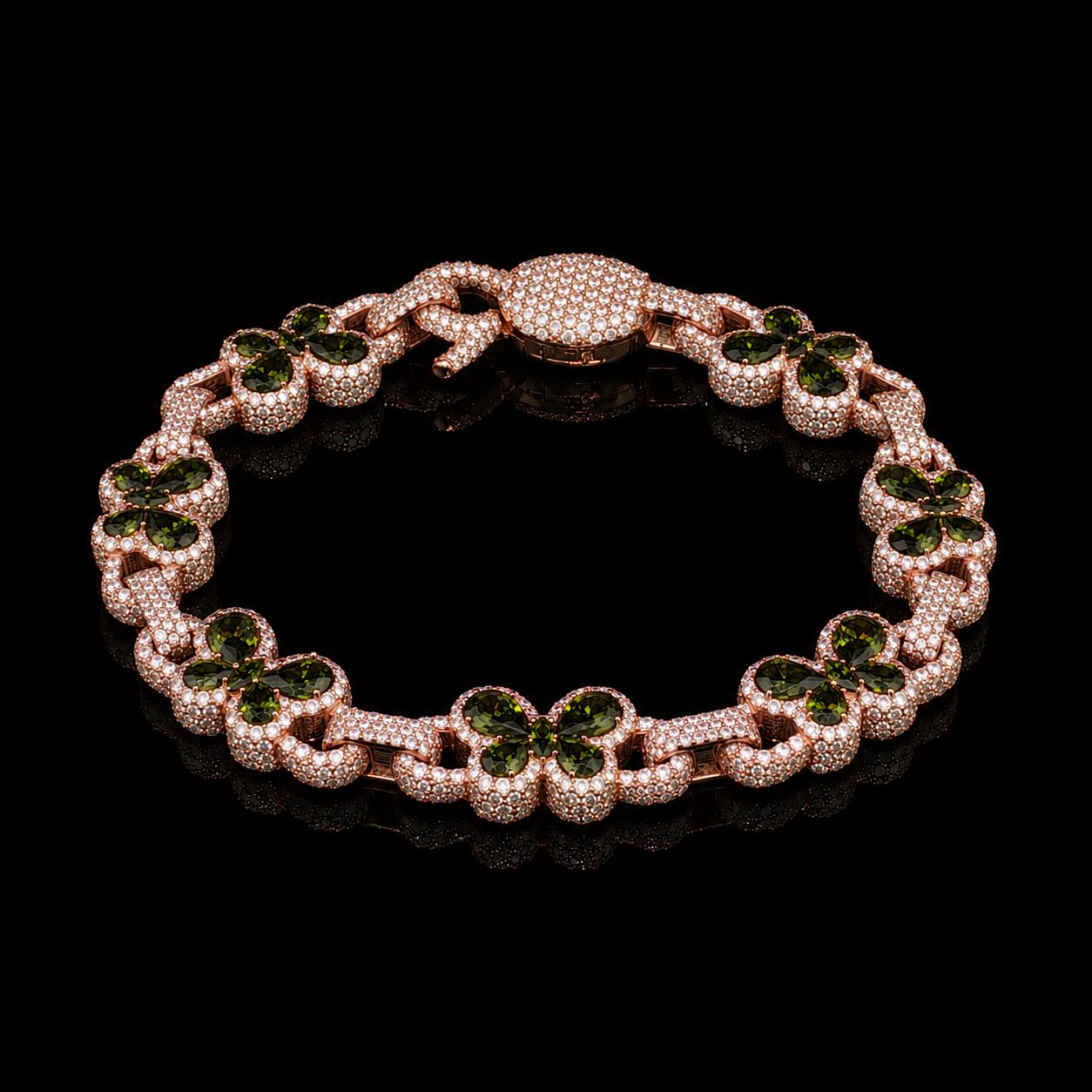 10k Rose Gold 47.6g 11.97ct Butterfly