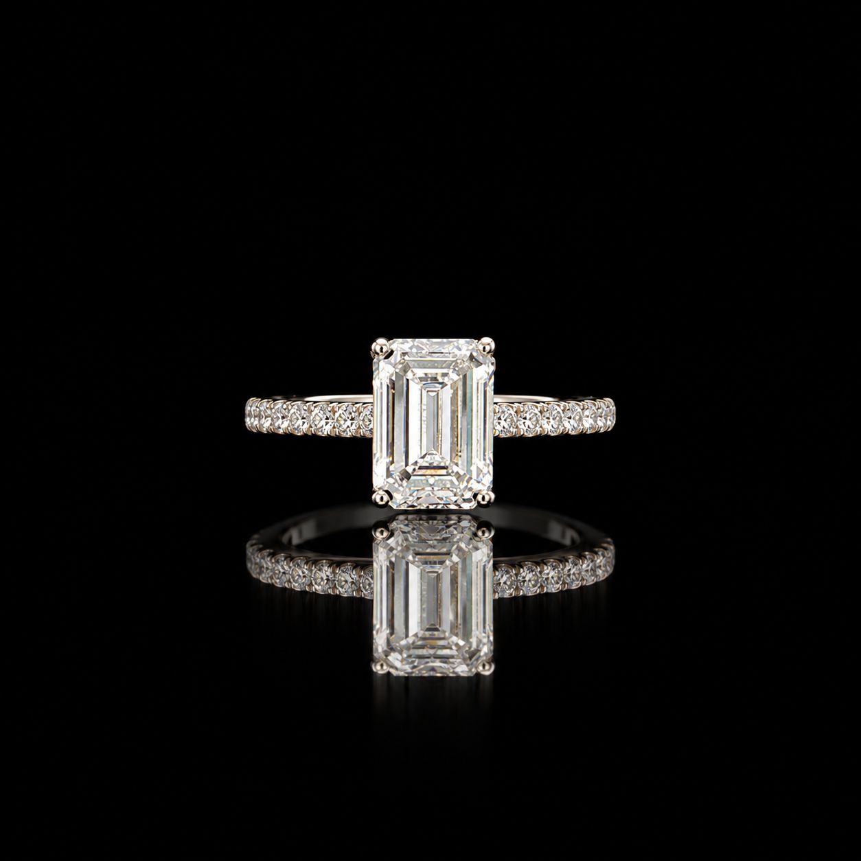 14k Yellow Gold 2.5g 2.44ct Emerald