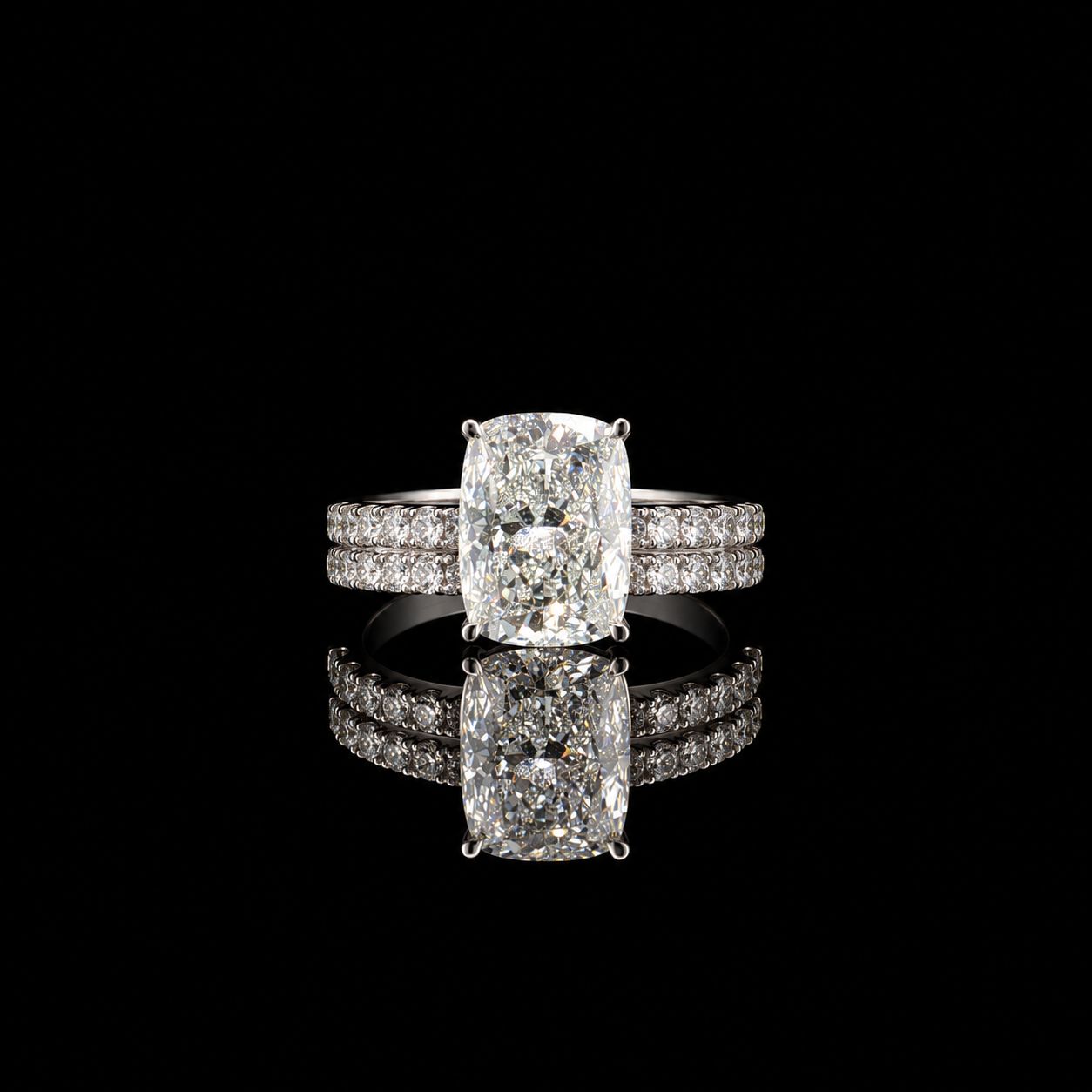 14k White Gold 4.0g 3.92ct Diamond